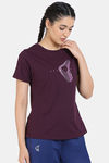 Zelocity Quick Dry Fitted Top - Plum Perfect — thumbnail 2
